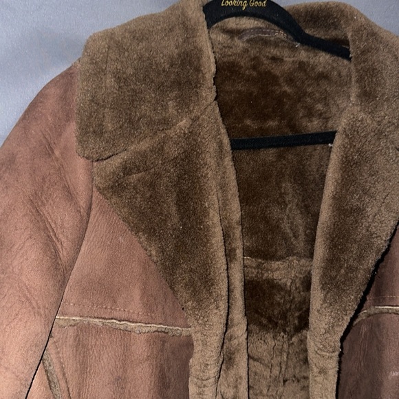 Vintage Brown long wool coat - Picture 5 of 14